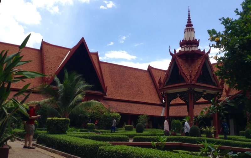 Courtyard of Cambodia's National Museum